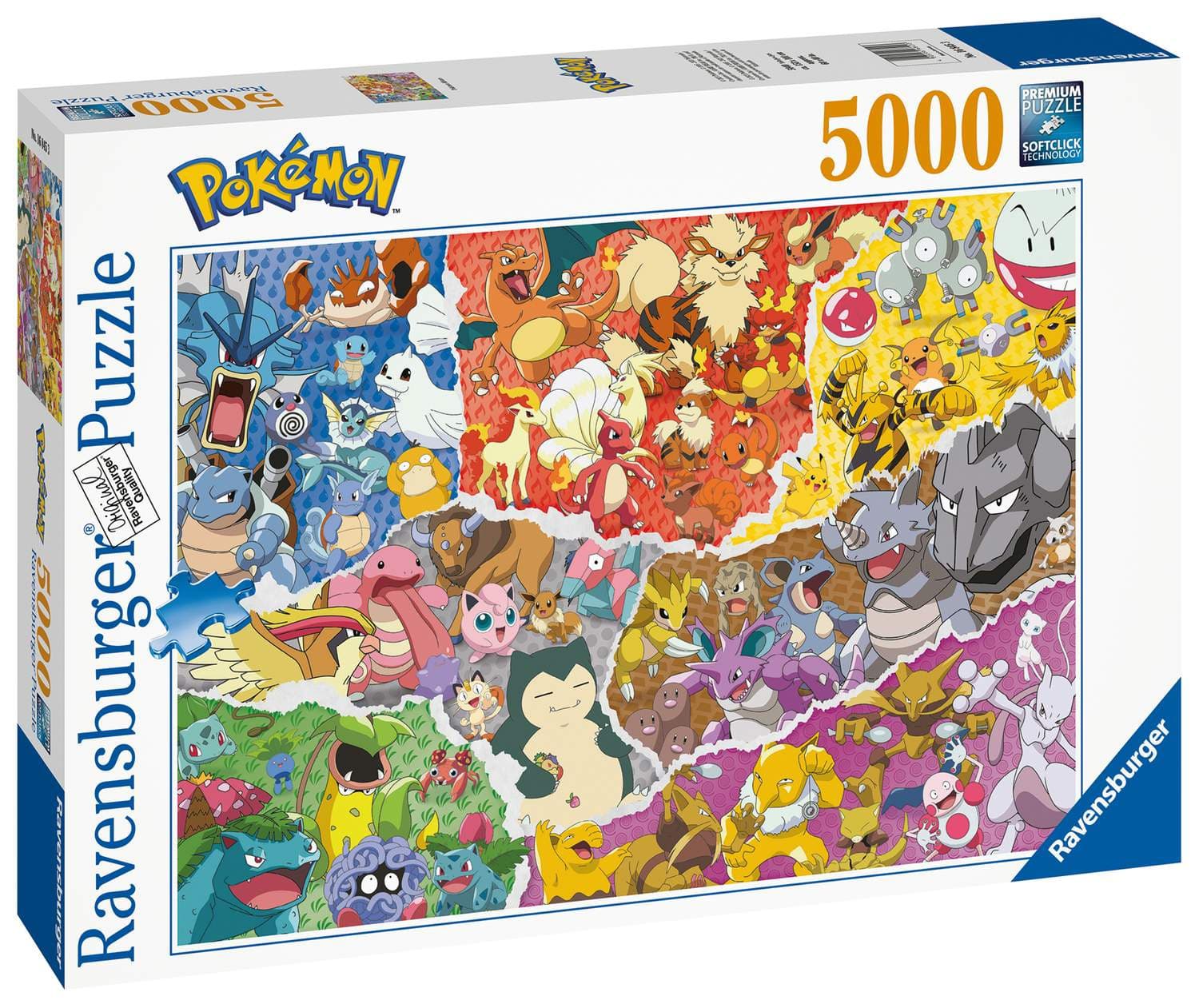 Ravensburger Pokemon Allstars Pussel 5000 bitar - Pokemon - Leksaksaffären