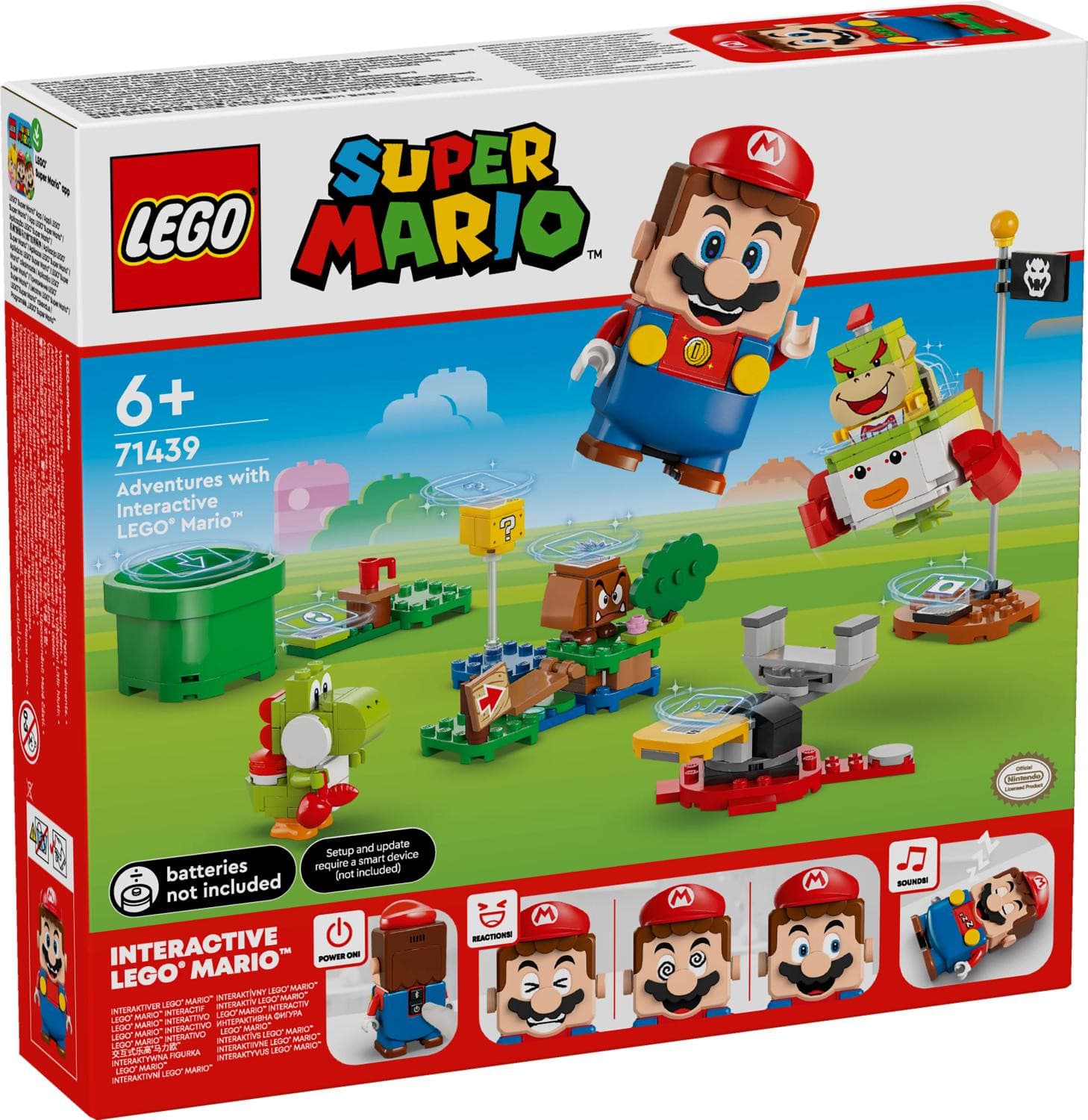 LEGO® Super Mario™ Äventyr med interaktiva LEGO® Mario™ 71439 - LEGO - Leksaksaffären