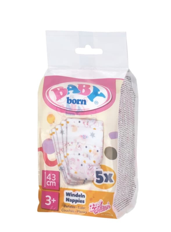 BABY Born Blöjor 5-pack - BABY Born - Leksaksaffären