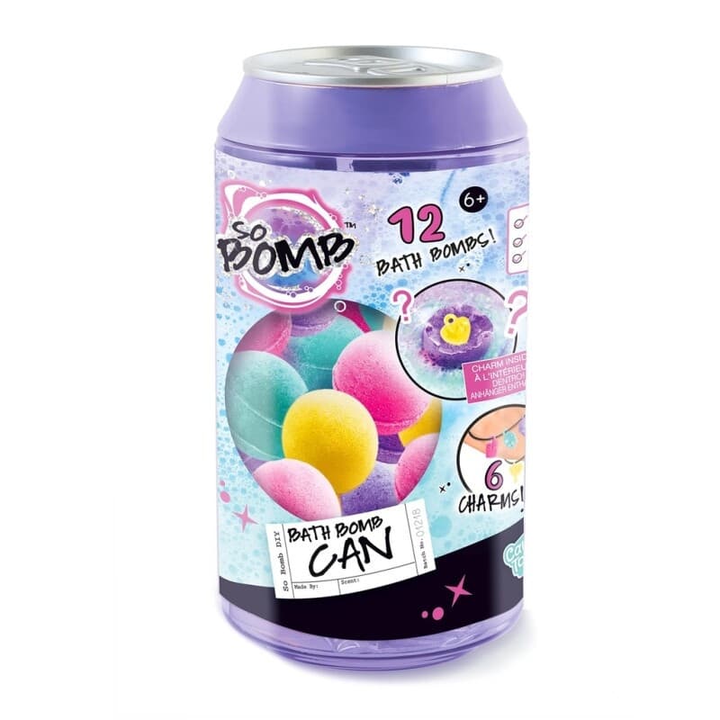 So Bomb Bath Bomb Can Lila - So Slime - Leksaksaffären