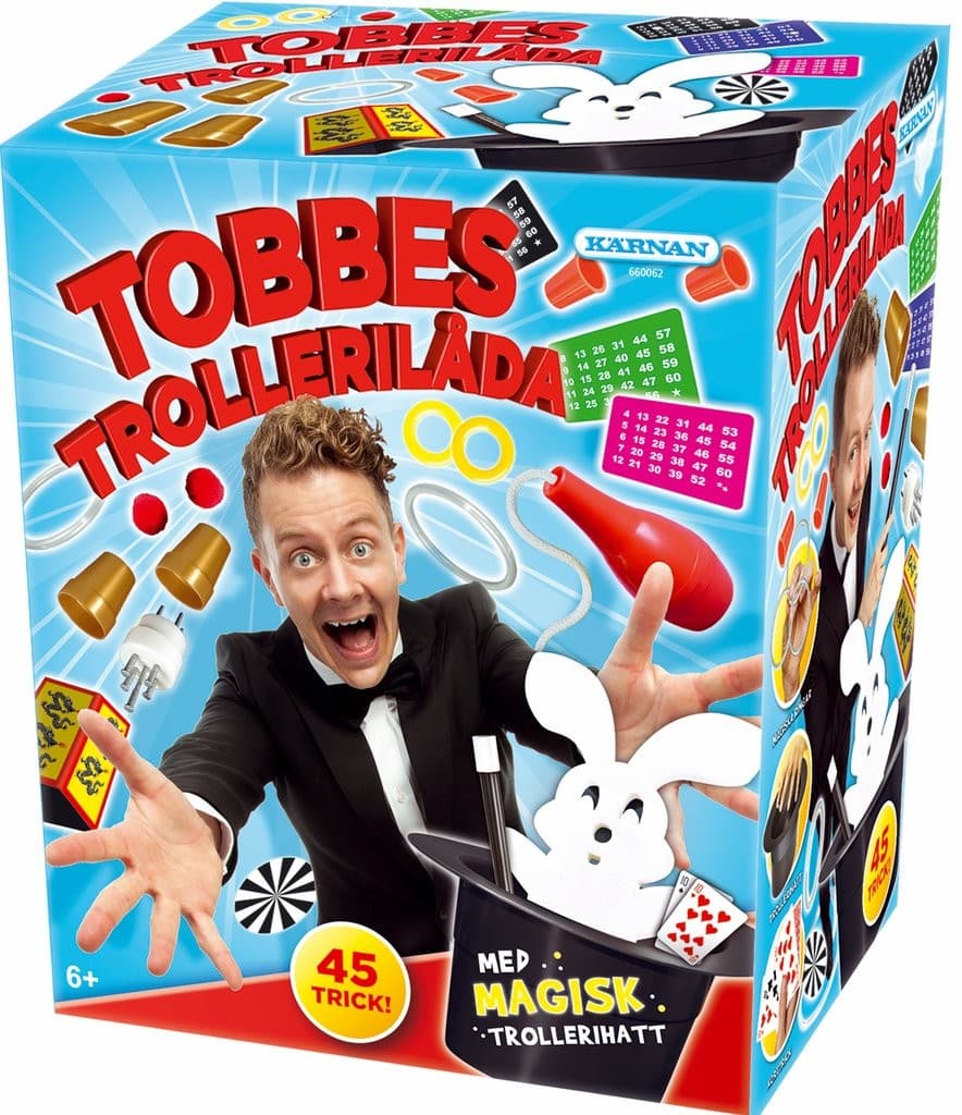 Tobbes Trollerilåda med hatt - Kärnan - Leksaksaffären