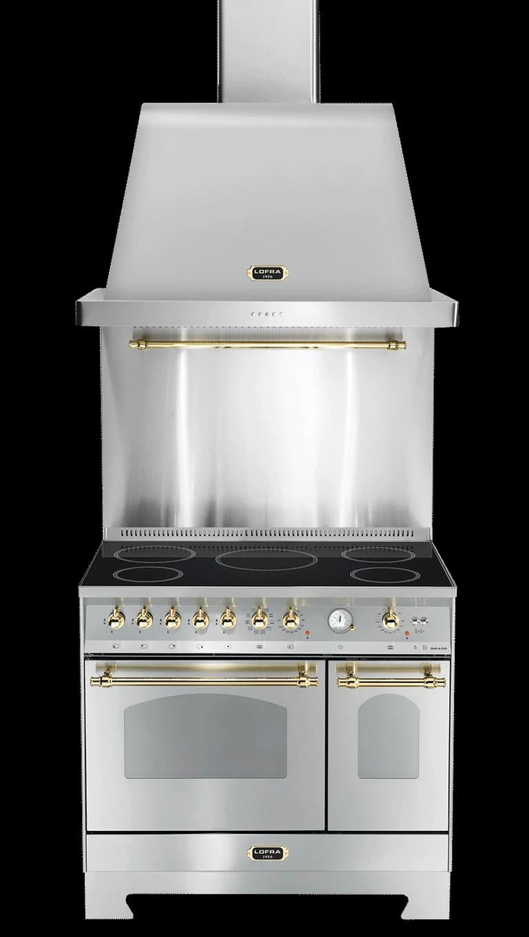 Spispaket - Dolce Vita 90 cm Induktion - Rostfri/Mässing - Lofra