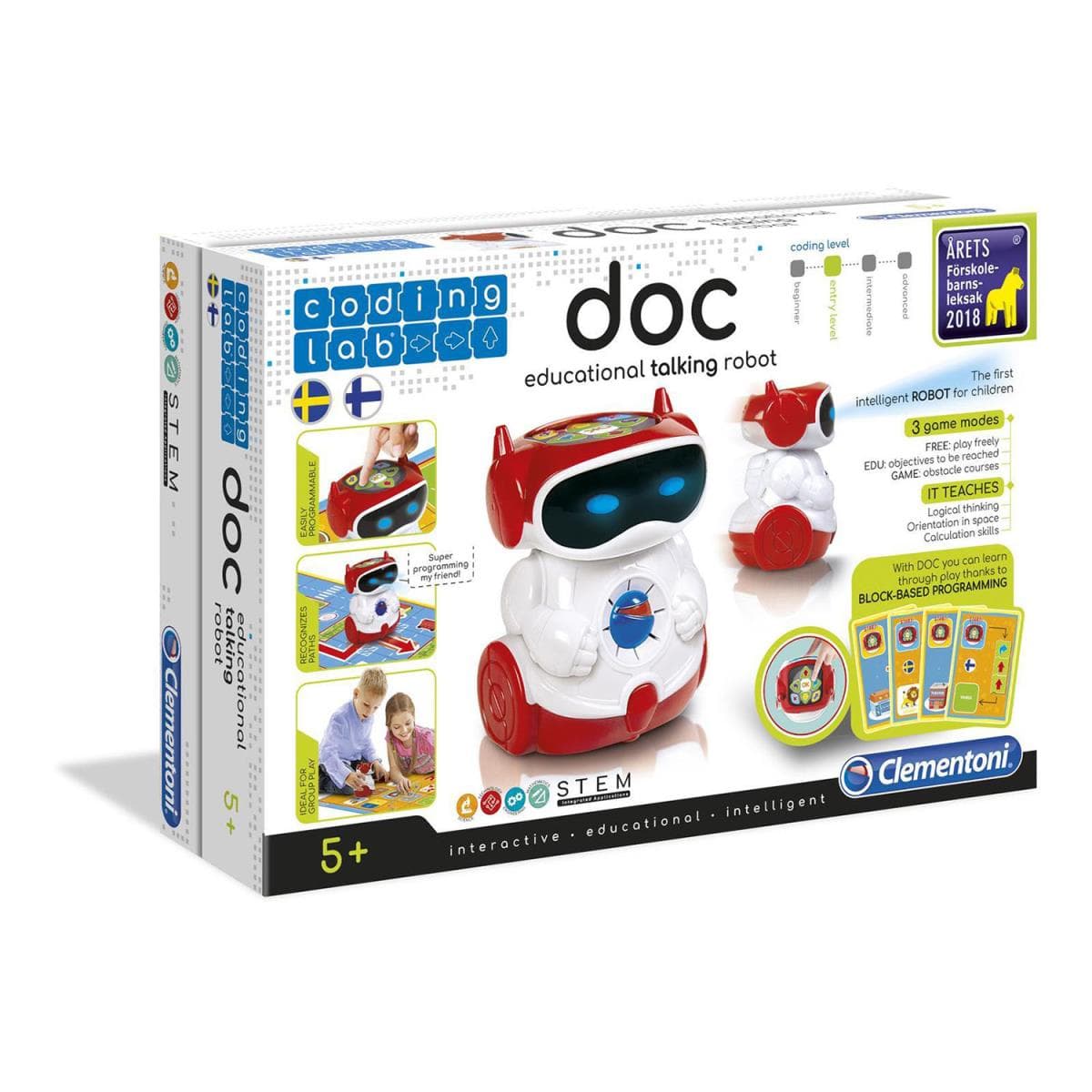 CLEMENTONI Science and Play DOC Educational Robot (SE/FI)