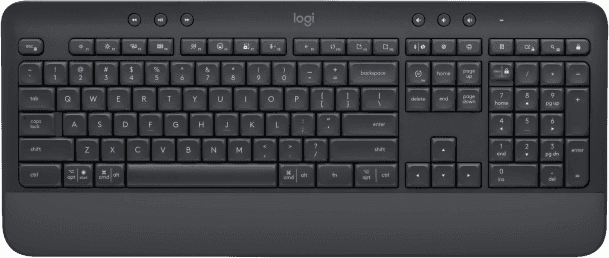 Logitech - Signature K650 Keyboard ( Nordic ) - Graphite