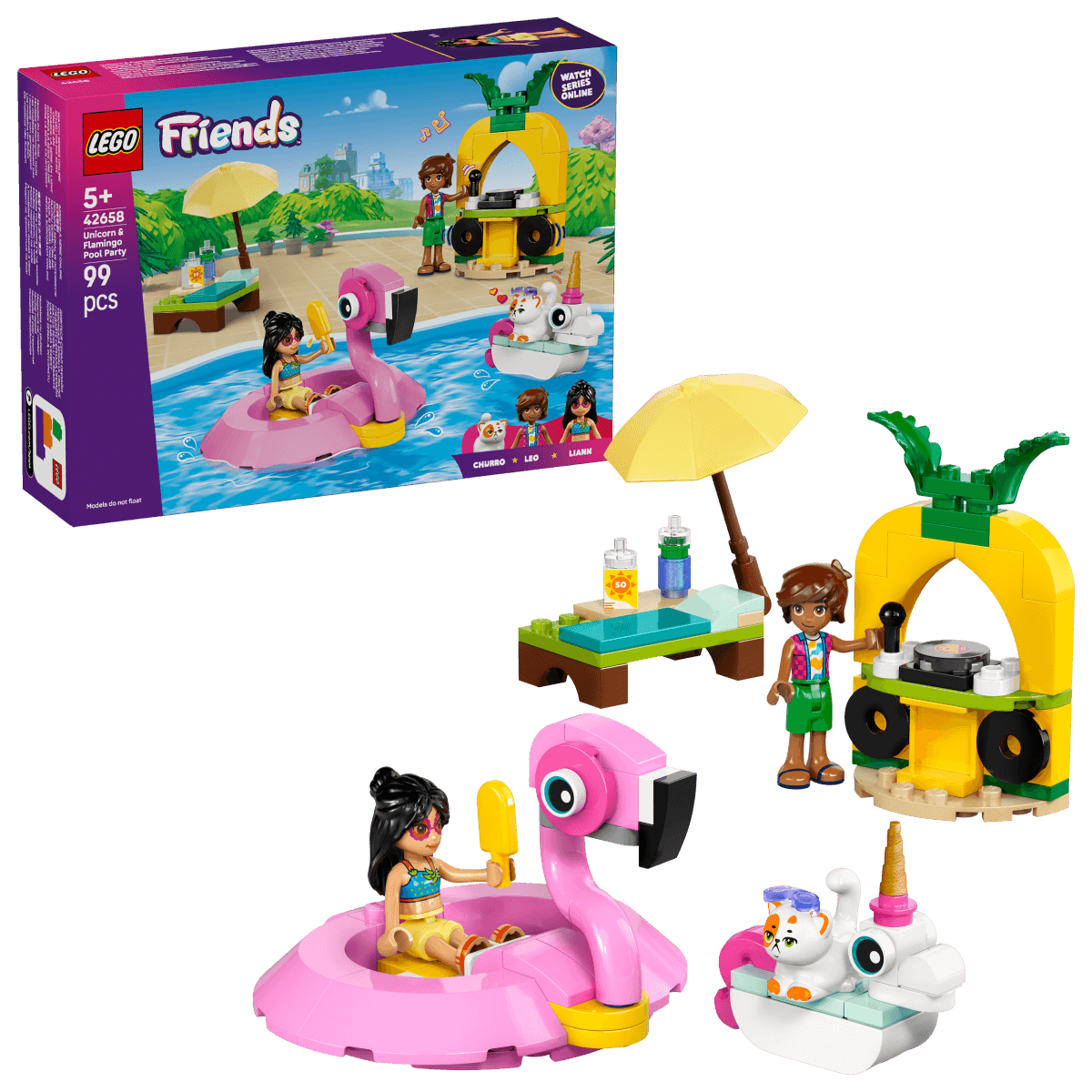 LEGO - Friends - Unicorn & Flamingo Pool Party