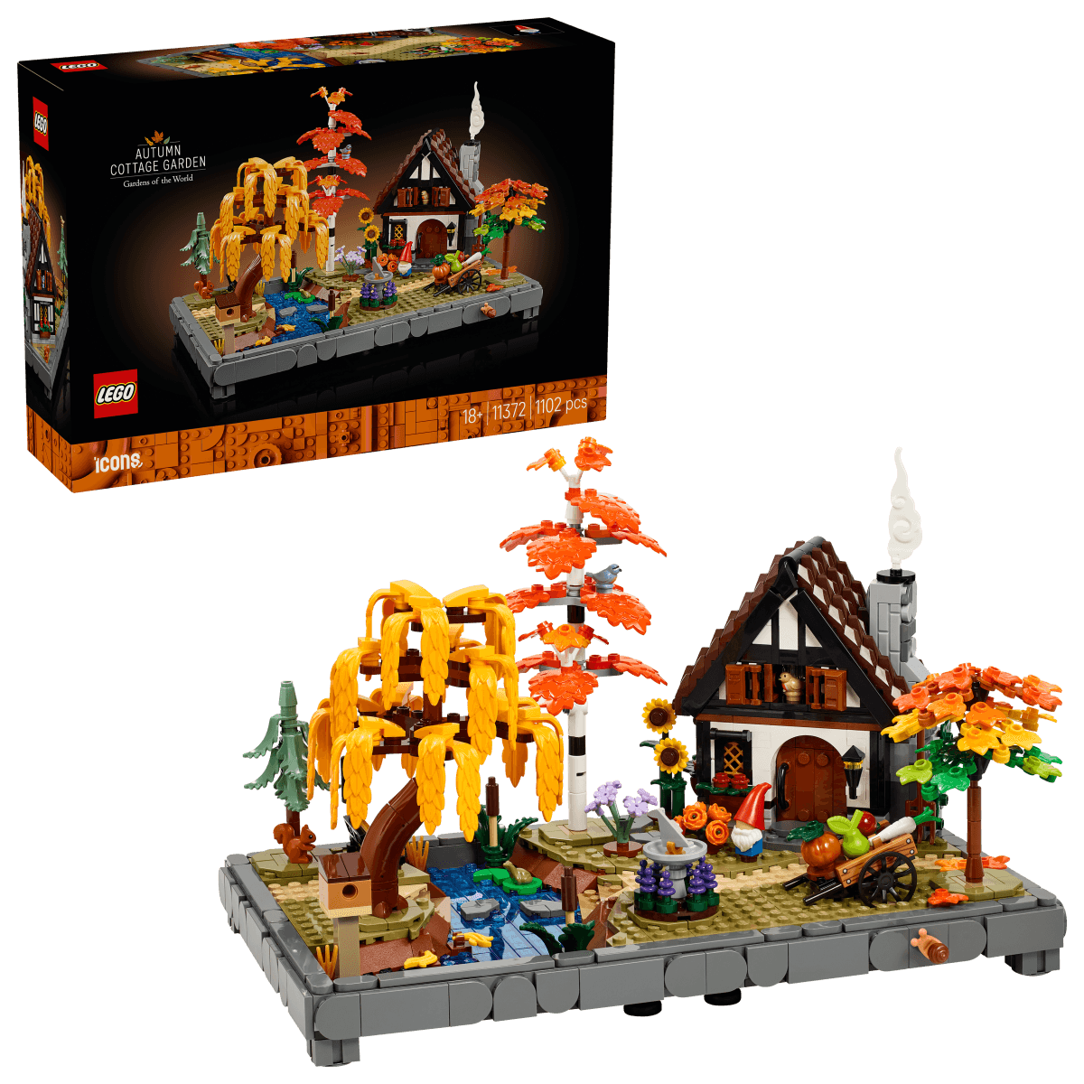 LEGO - Icons - Autumn Cottage Garden (11372).