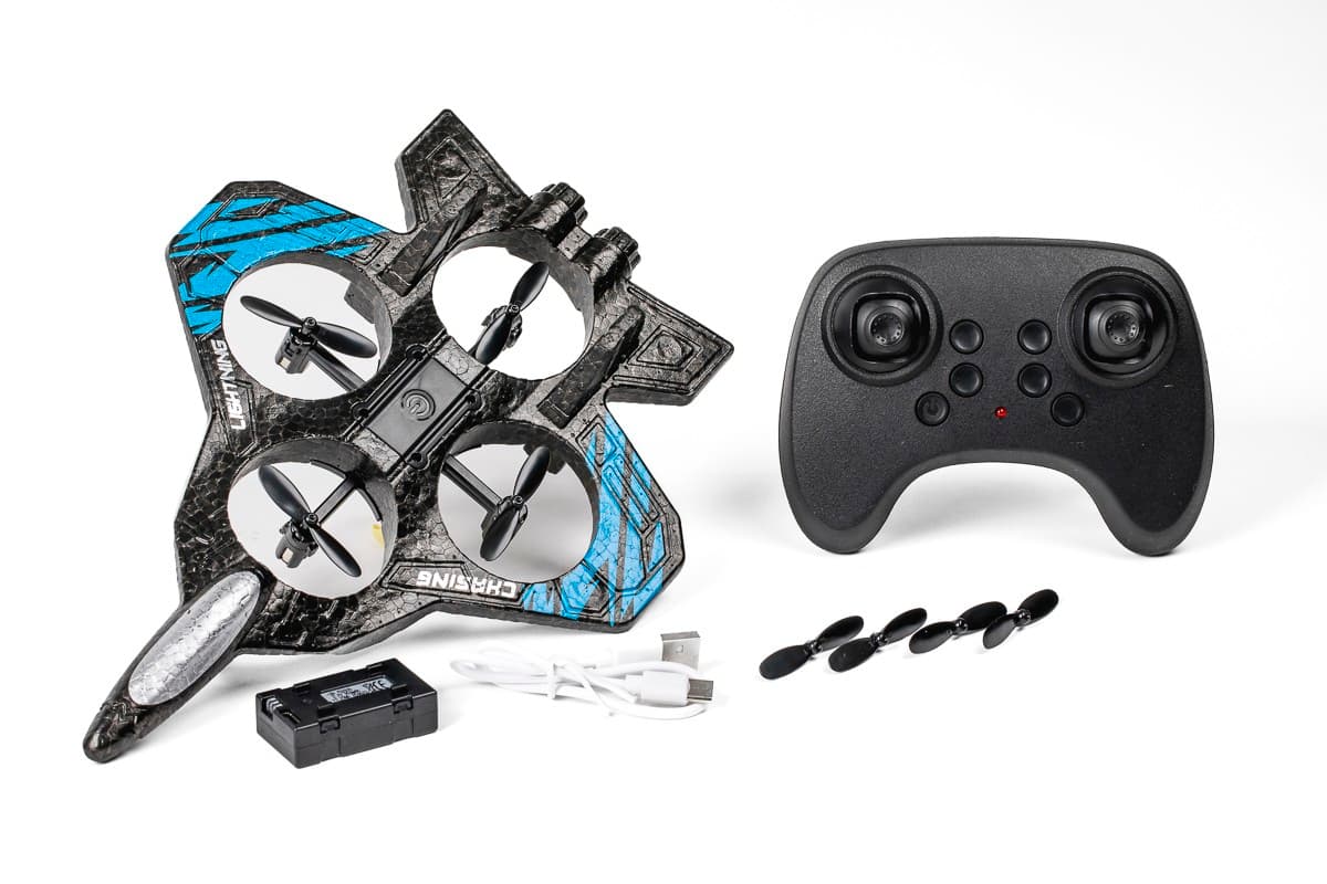 TEC-TOY - F16 Jet Drone 2,4GHz w/foam body & light