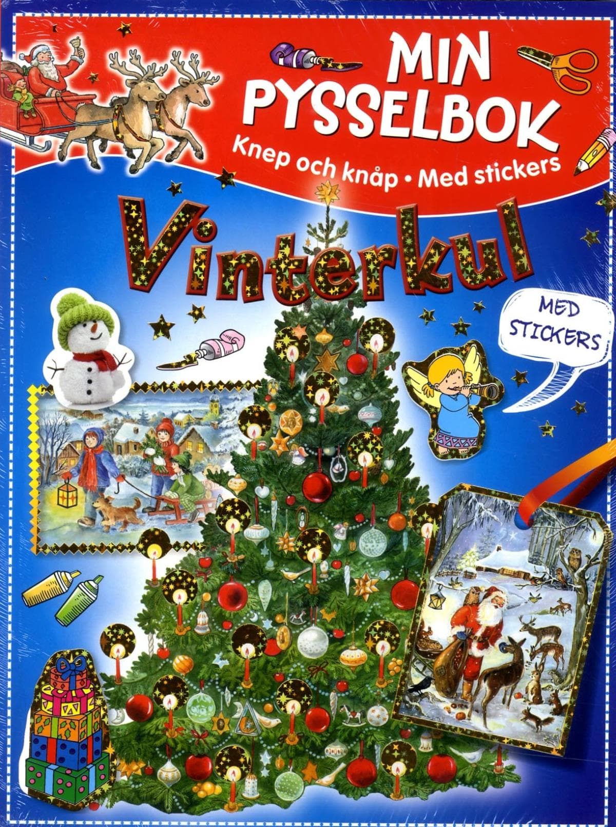 Min Pysselbok - Vinterkul Knep Och Knåp Med Stickers