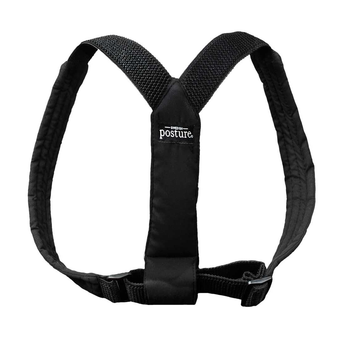 SWEDISH POSTURE Classic M-L Black Shoulder Brace