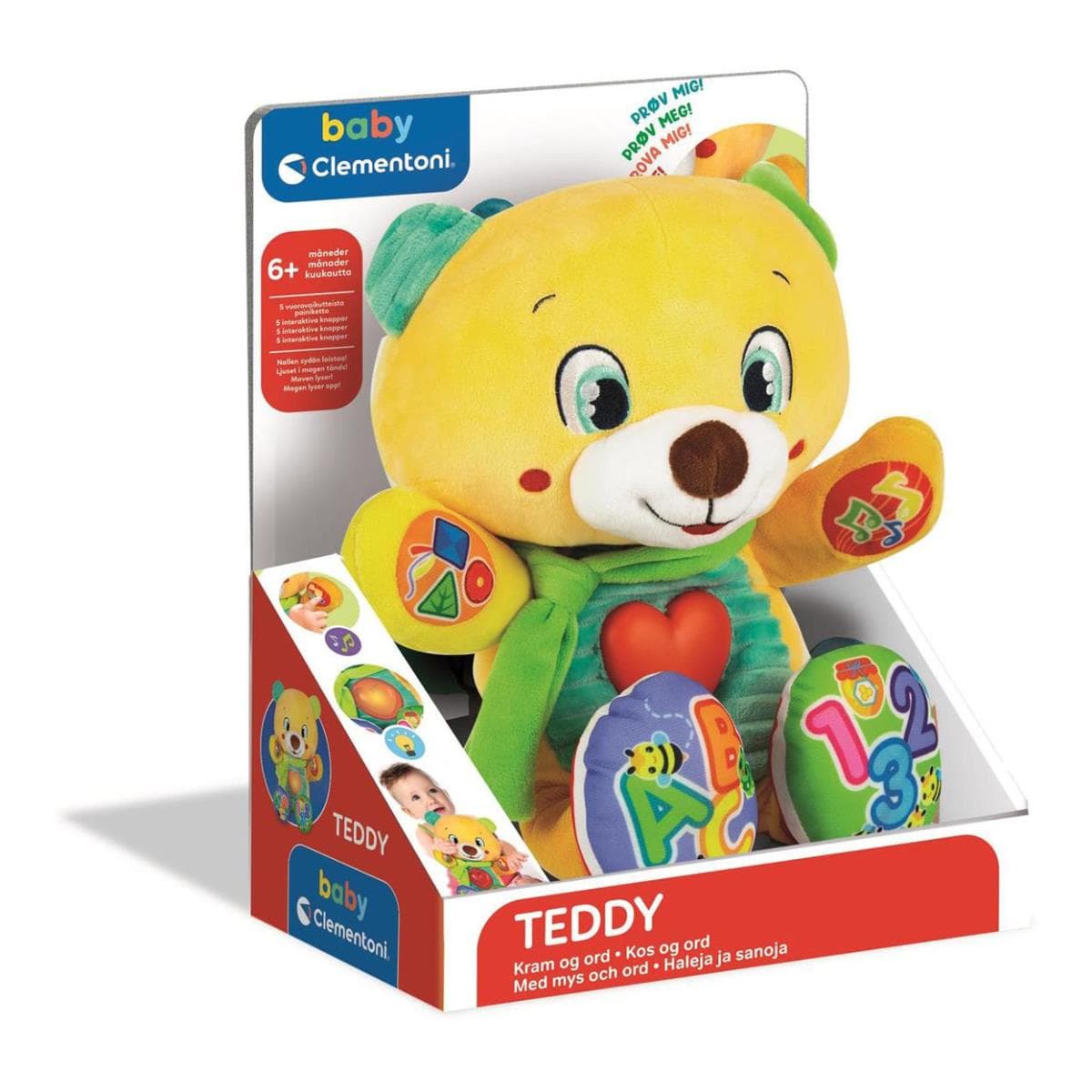 CLEMENTONI Interactive Teddy Plush (Nordic)