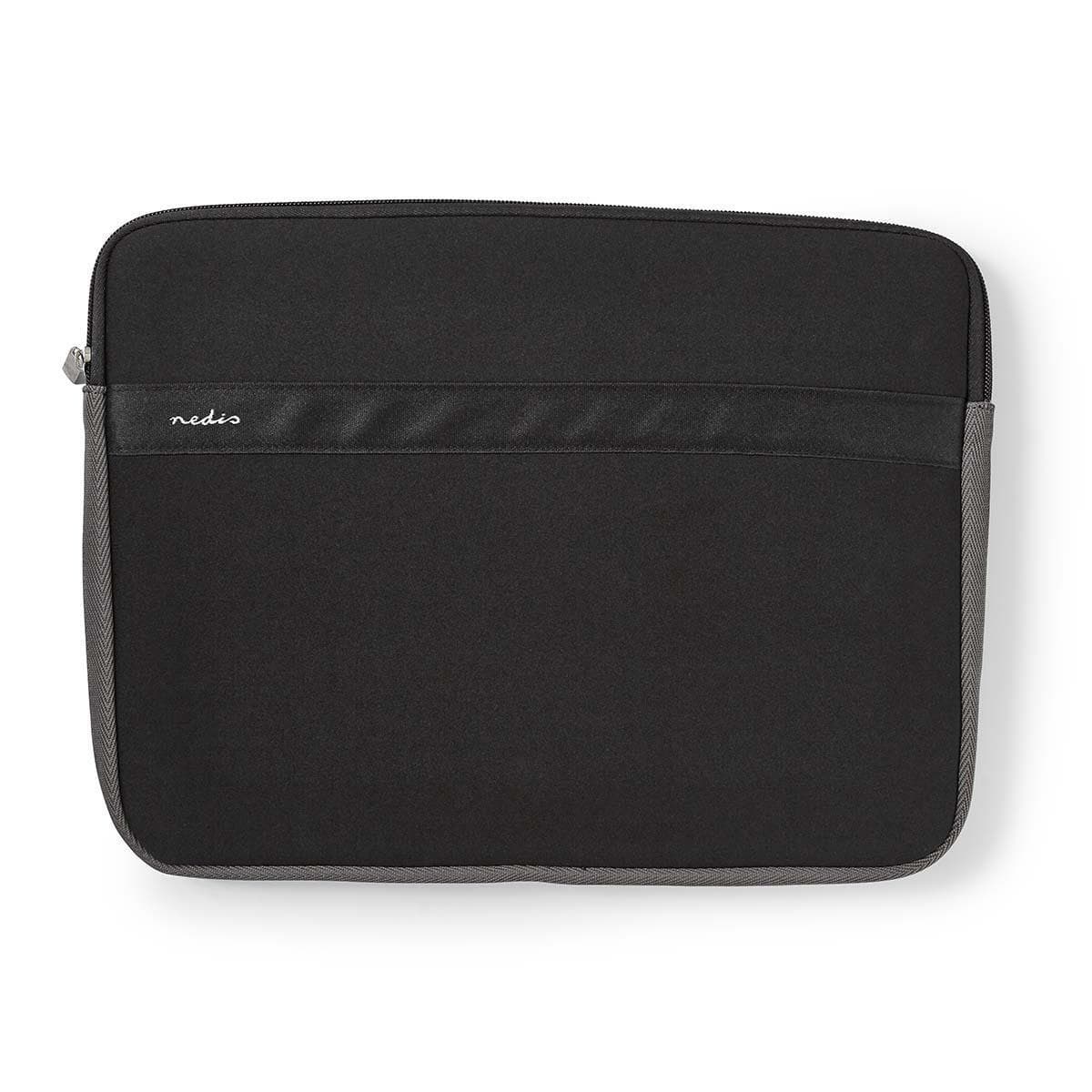 Nedis Notebook Väska | 15 - 16 " | Neopren | Antracit / Svart | 22 mm | 277 mm | 380 mm