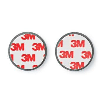 Nedis Montering av detektor | Diameter: 39.4 mm | Magnetisk | Dubbelhäftande tejp | Silver