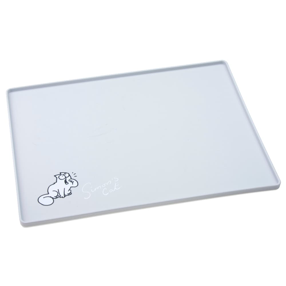 Simon's Cat skålunderlägg, grått - L 40 x B 30 cm