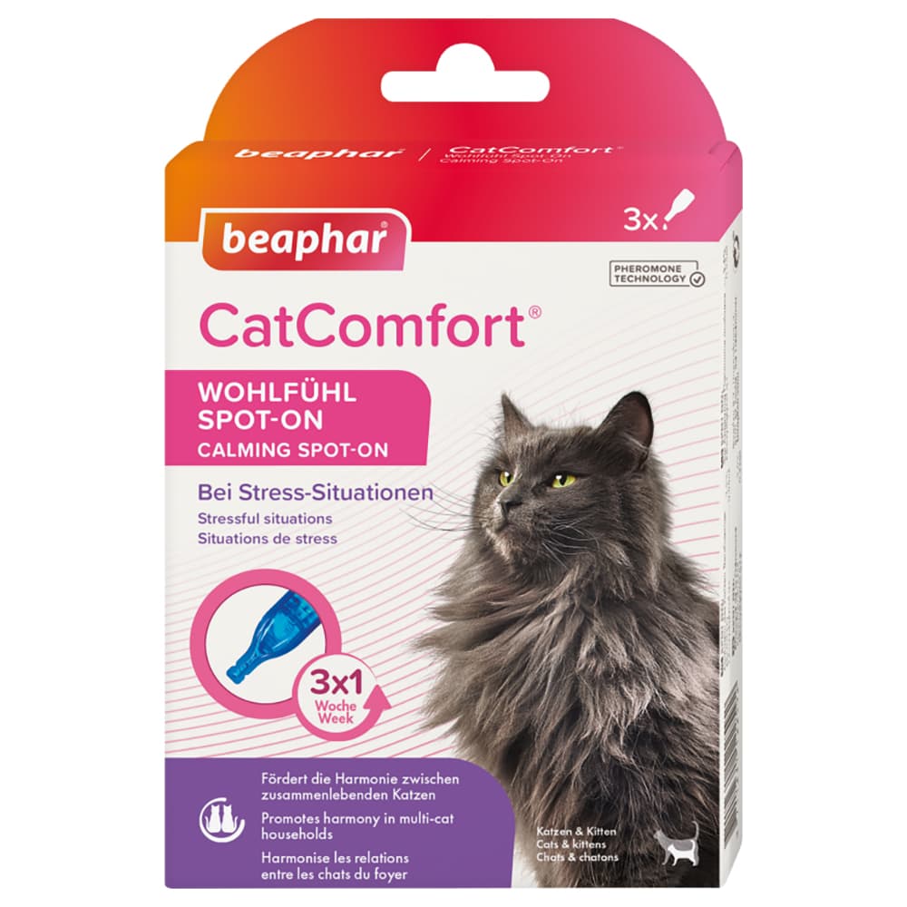 beaphar CatComfort Wohlfühl Spot-On - 3 pipetter x 0,55 ml