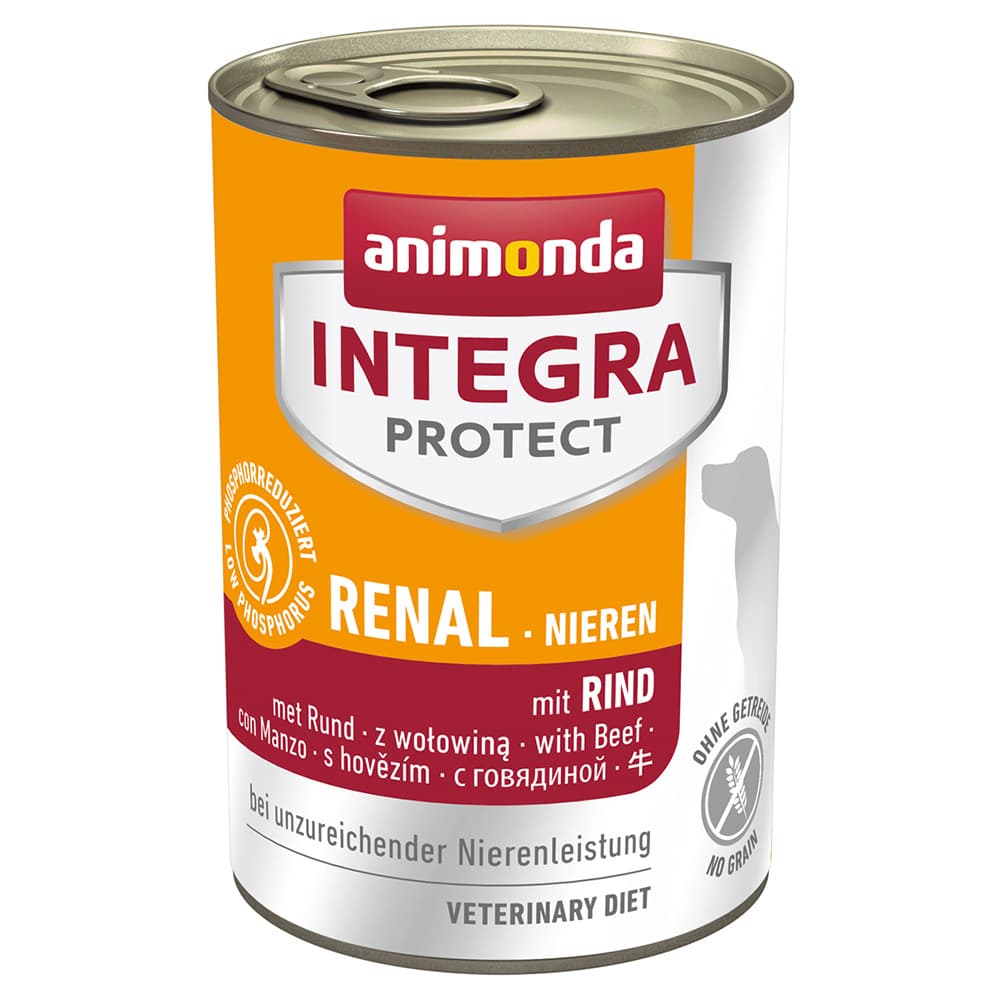 animonda Integra Protect Renal i konservburk - Nötkött 12 x 400 g