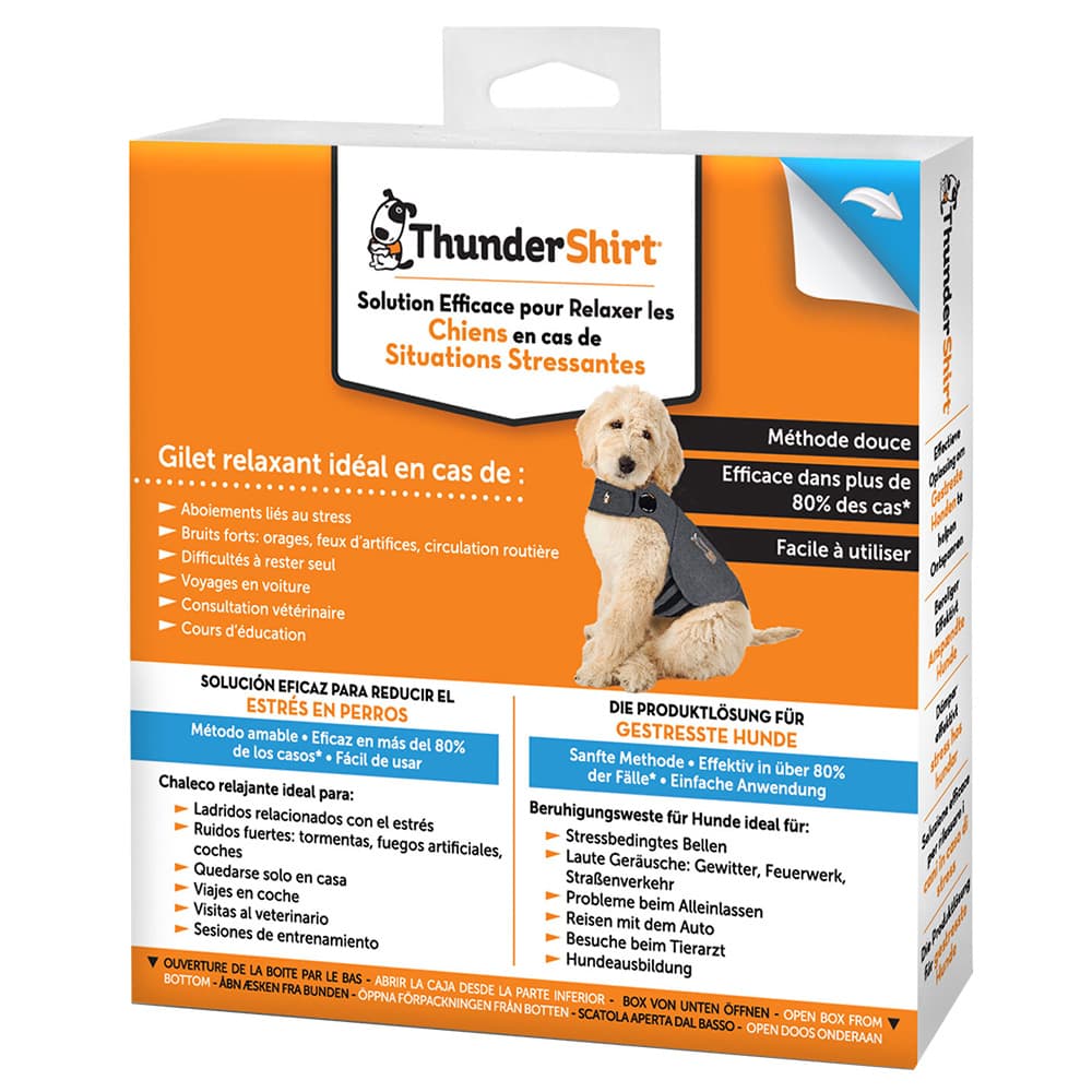 ThunderShirt® lugnande väst, grå - Stl. S