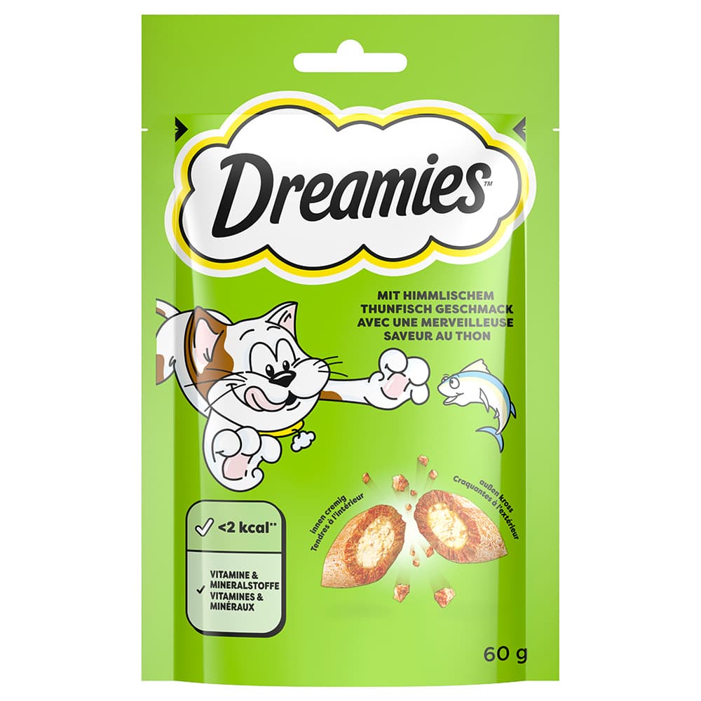Ekonomipack: Dreamies Cat Treats 6 x 60 g - Tonfisk