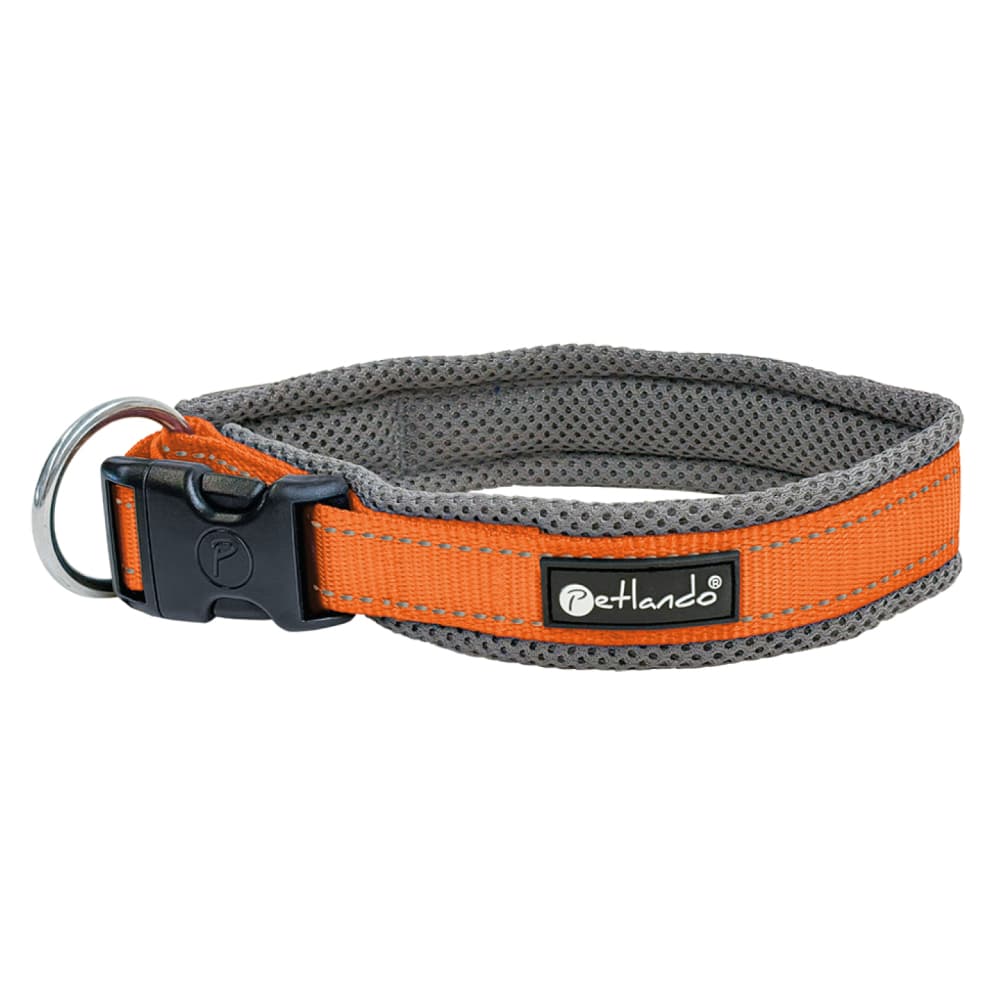 Petlando Outdoor halsband, orange - Storlek L: 50 - 55 cm halsomkrets, 40 mm bred