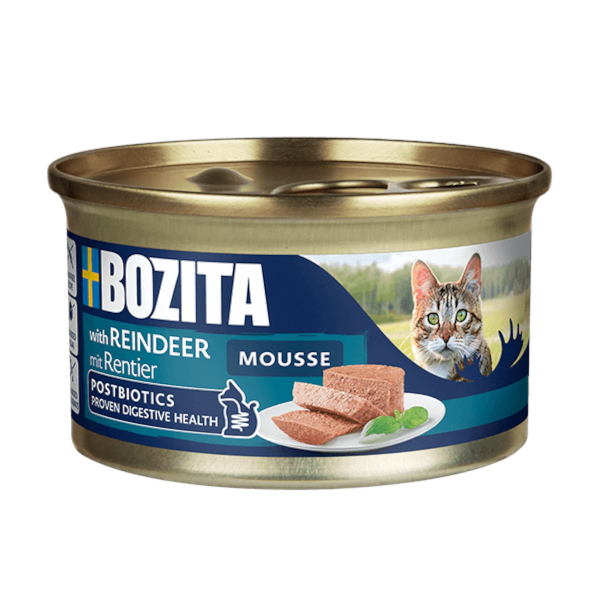 Bozita Mousse Postbiotics 12 x 85 g - Ren