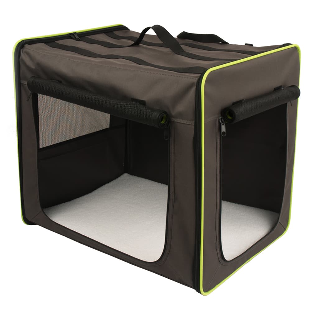 Set: Transportkoja First Class Basic + Pawty fleecefilt - Transportkoja stl. S - B 38 x D 53,5 x H 46 cm