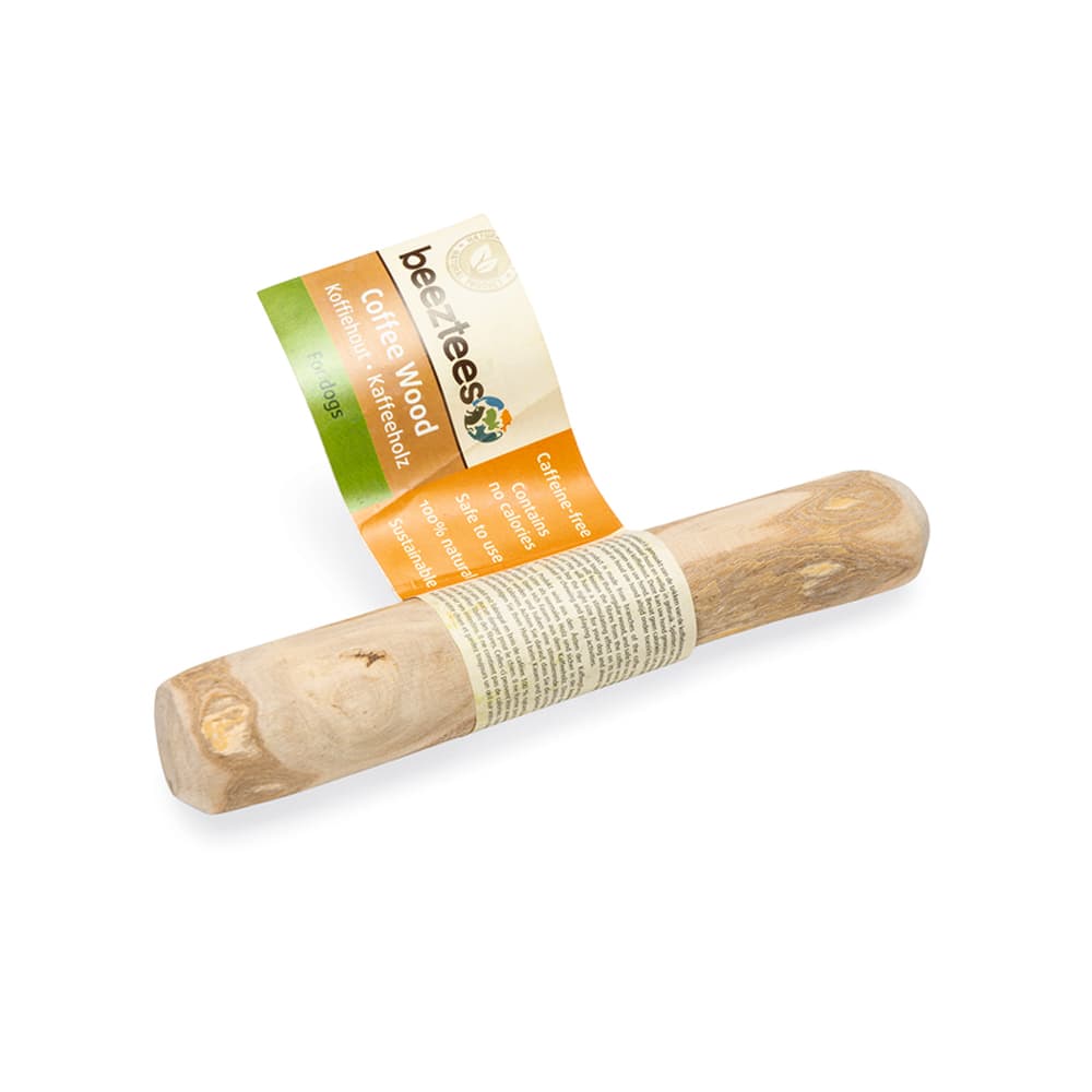 beeztees tuggpinne av kaffeträ 2 x 1 tuggpinne av kaffeträ storlek S (ca 12 - 15 cm)