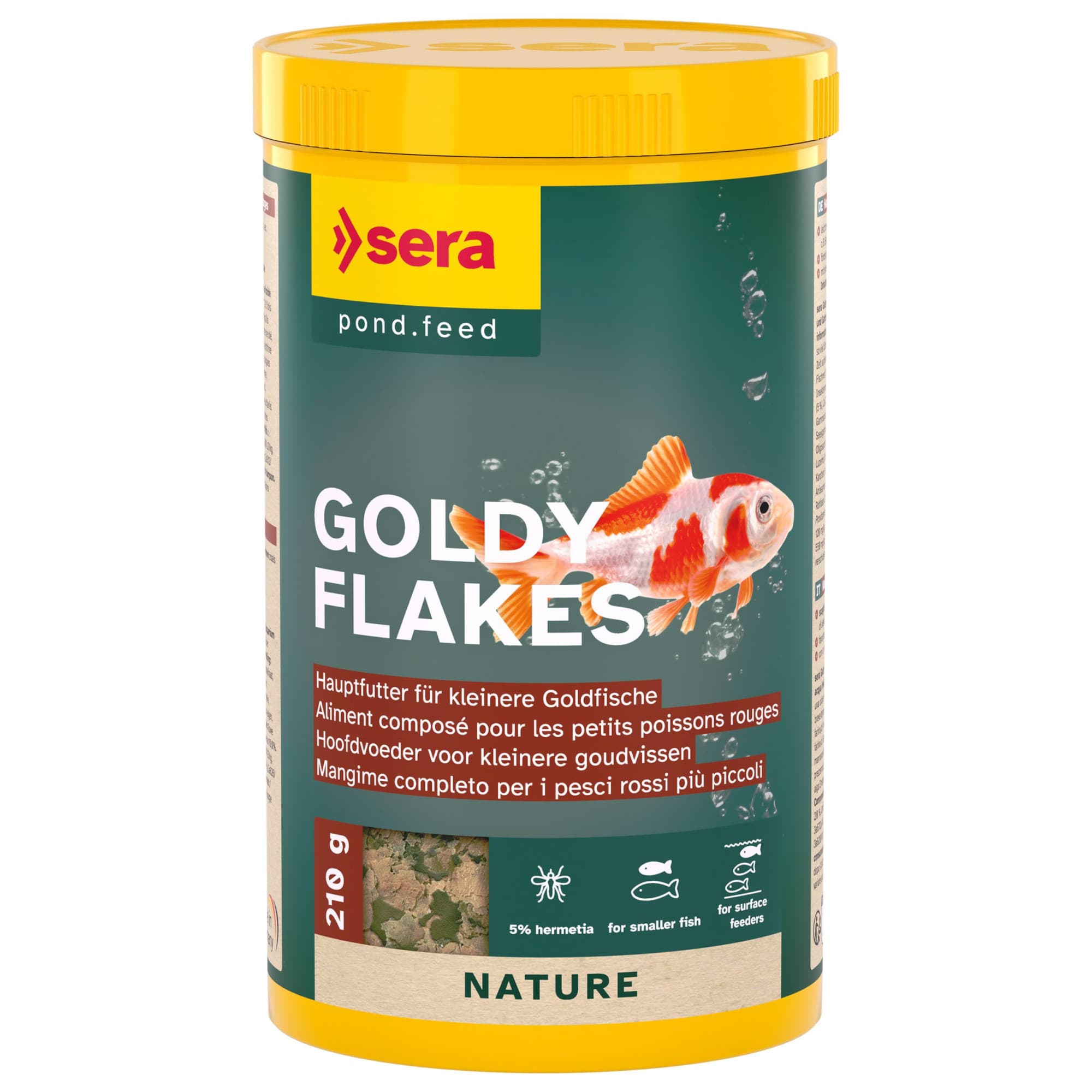 sera Goldy Nature flingfoder - 1 000 ml (210 g)