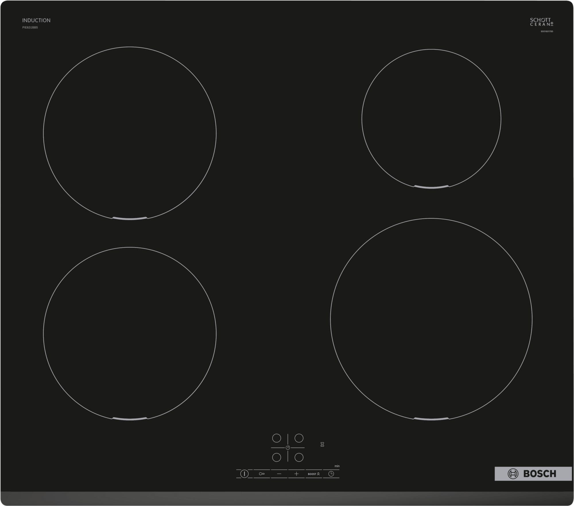 Bosch Induktionshäll 60 cm Ramlös Design PIE631BB5E Serie 4