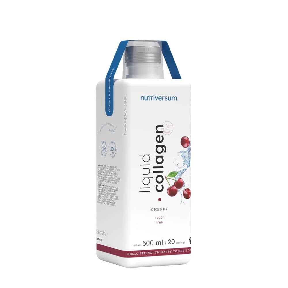 Nutriversum - Flytande Kollagen 10000 mg Utan Socker, Körsbärssmak 500 ml
