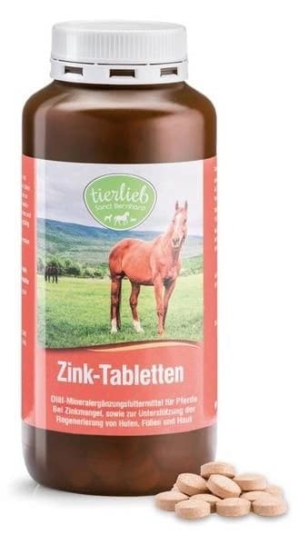 Tierlieb - Organiskt Zink för Hästar 500 tabletter