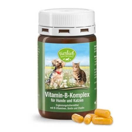 Tierlieb - Vitamin B-komplex för hundar och katter 120 kapslar