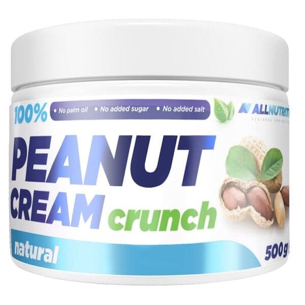 Allnutrition - 100% Jordnötssmör, Crunchy - 500g