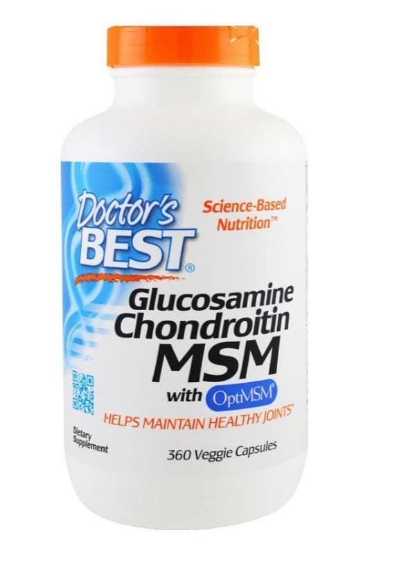 Doctor's Best - Glukosamin Kondroitin MSM med OptiMSM, 360 kapslar
