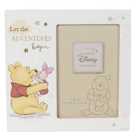 Disney Magical Beginnings Nalle Puh & Nasse 4x6 Fotoram