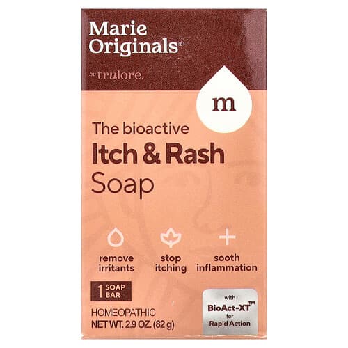 Marie Originals, Bioaktiv tvål mot klåda och utslag, 82 g