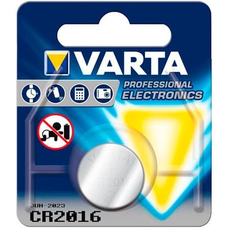 Varta litiumbatteri CR2016 3V