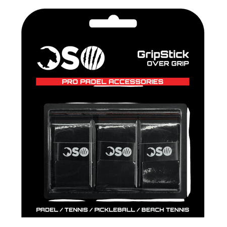 OSO Padel GripStick Overgrip – Svart – 3 st