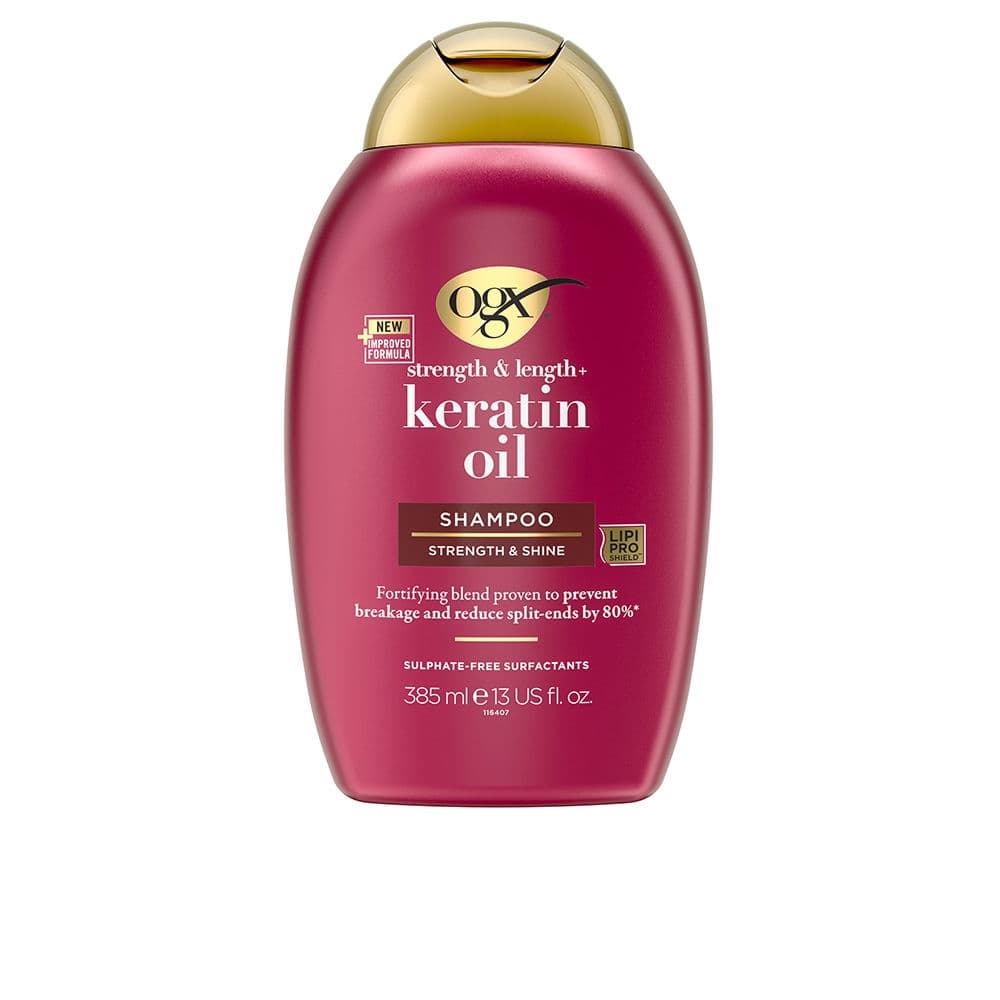Keratinolja Anti-brottning Hårsamt Shampoo 385 ml