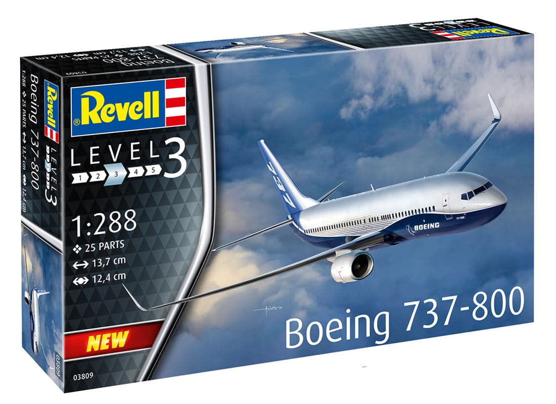 Revell Set Boeing 737-800 - 1:288 modellflygplan