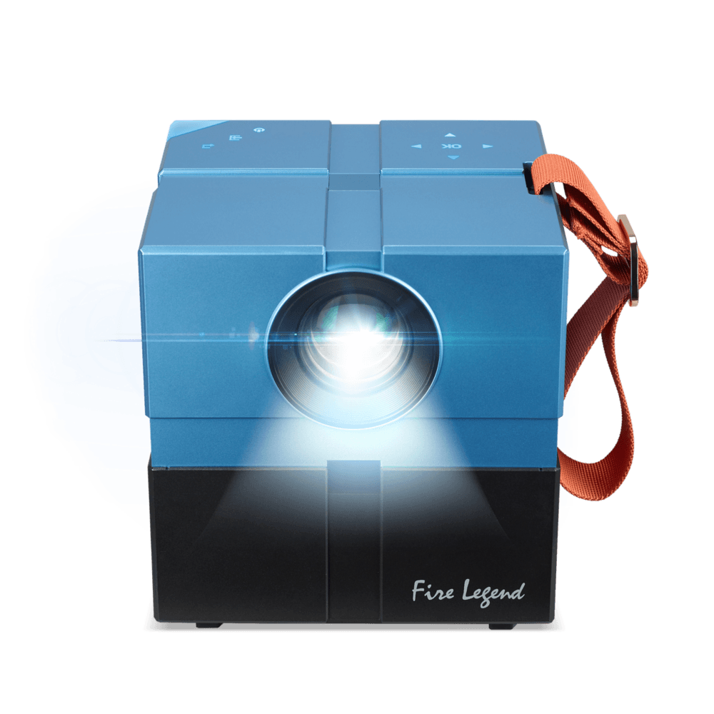 AOPEN Portable LED, QH12a, Bas/HD, 1280x720 Resolution, 135 lm Brightness, Blå