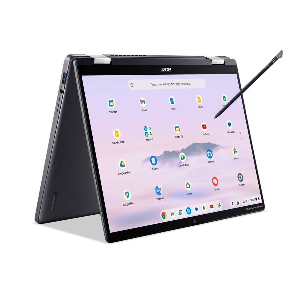 Acer Chromebook Plus Spin 714, CP714-1HN, Chromebooks, Convertible, Grå