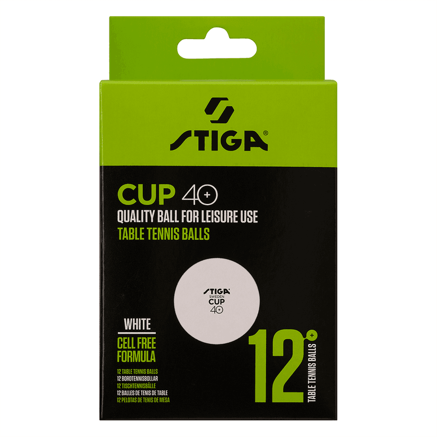 STIGA Ball Cup 40+ White 12-pack