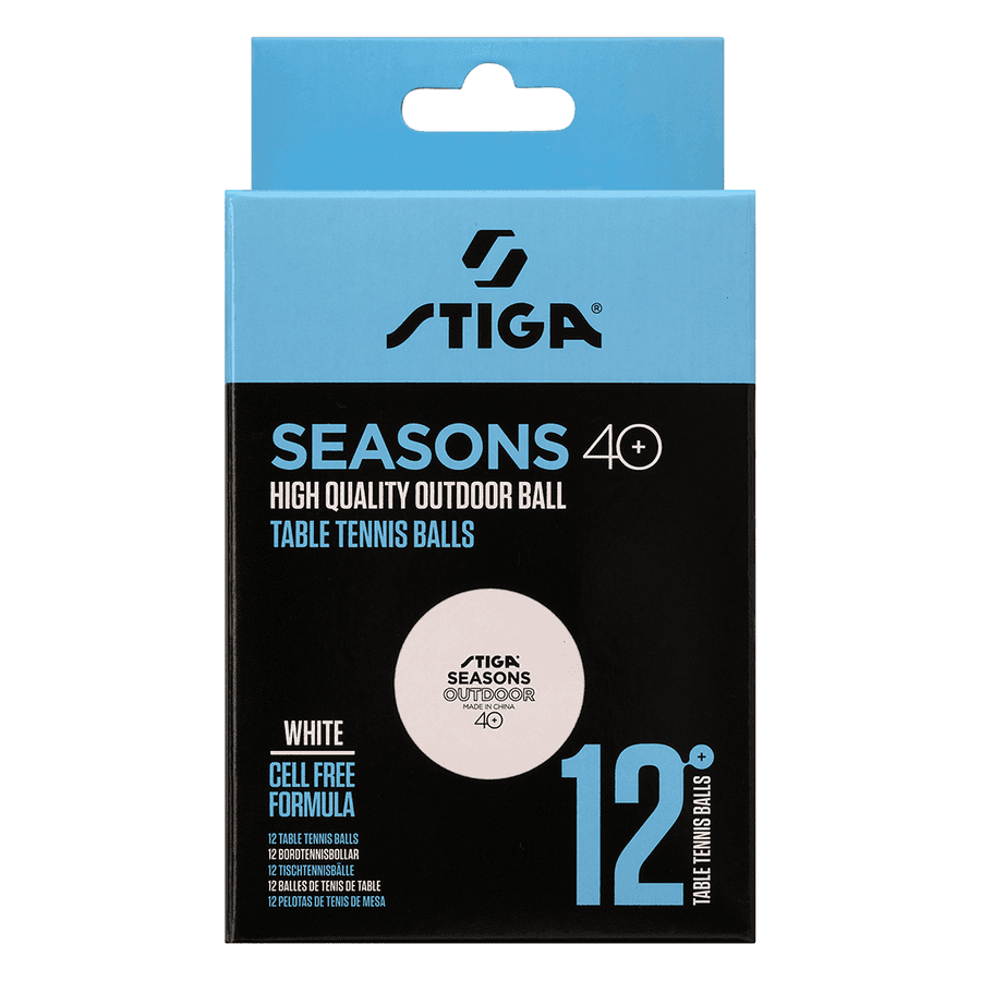 STIGA Ball Seasons Outdoor White 12-pack