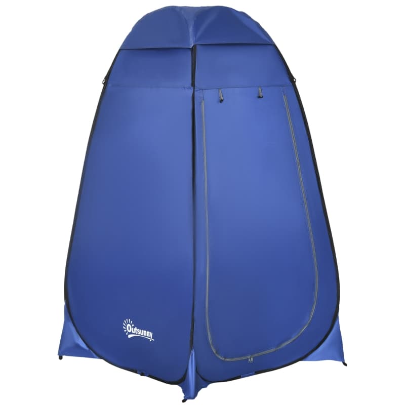 Campingduschtält med innerficka 120x120x190 cm