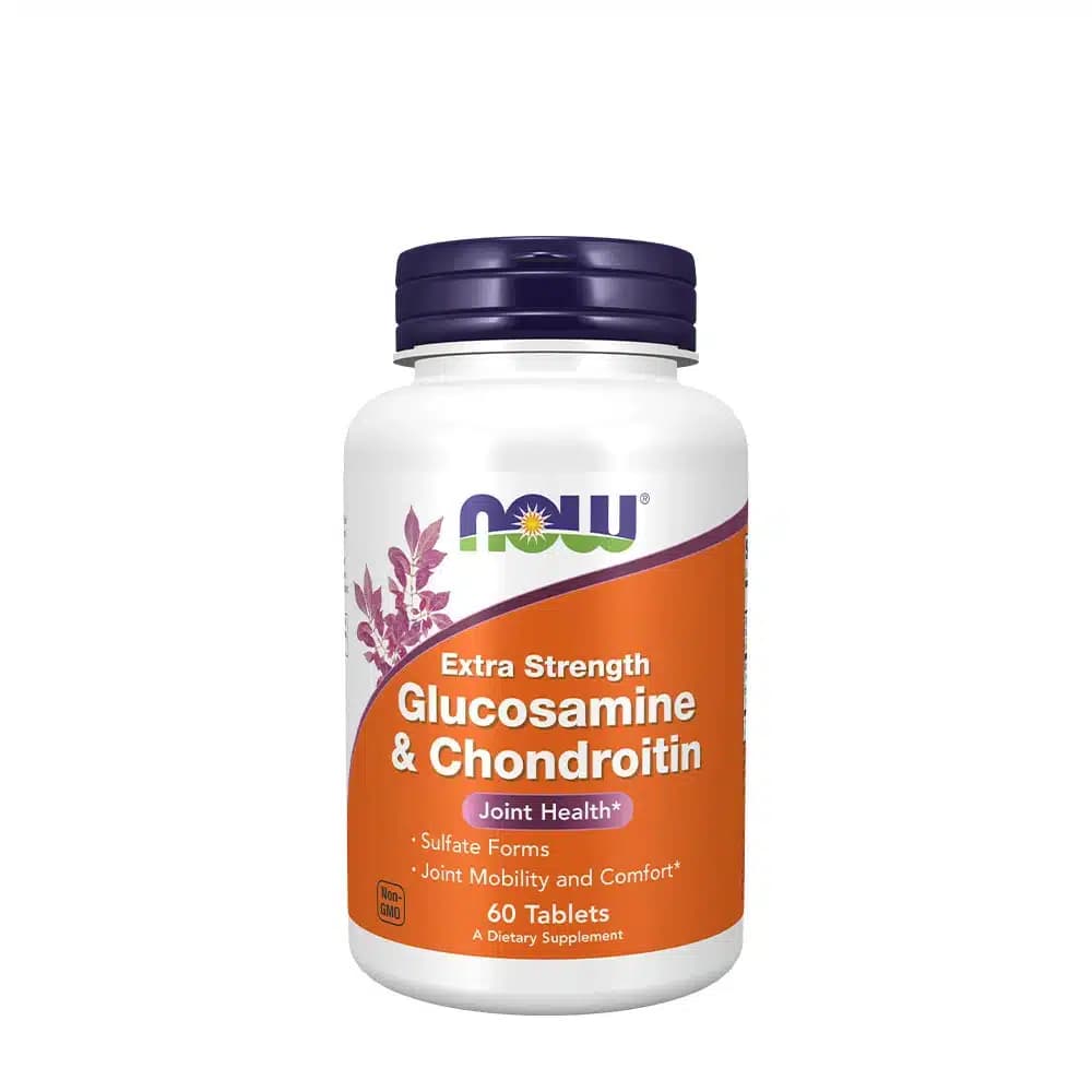 NOW Foods - Extra stark glukosamin och kondroitin + 60 tabletter