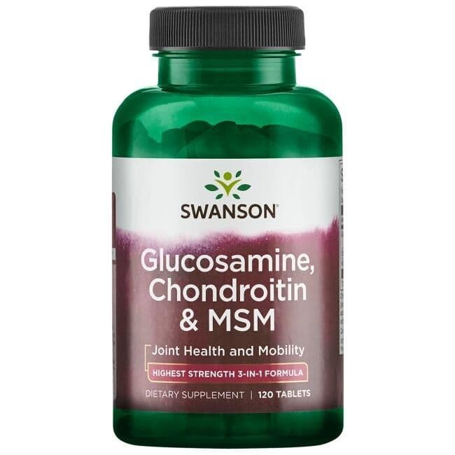 Glukosamin, kondroitin och MSM, 750 mg 120 tabletter