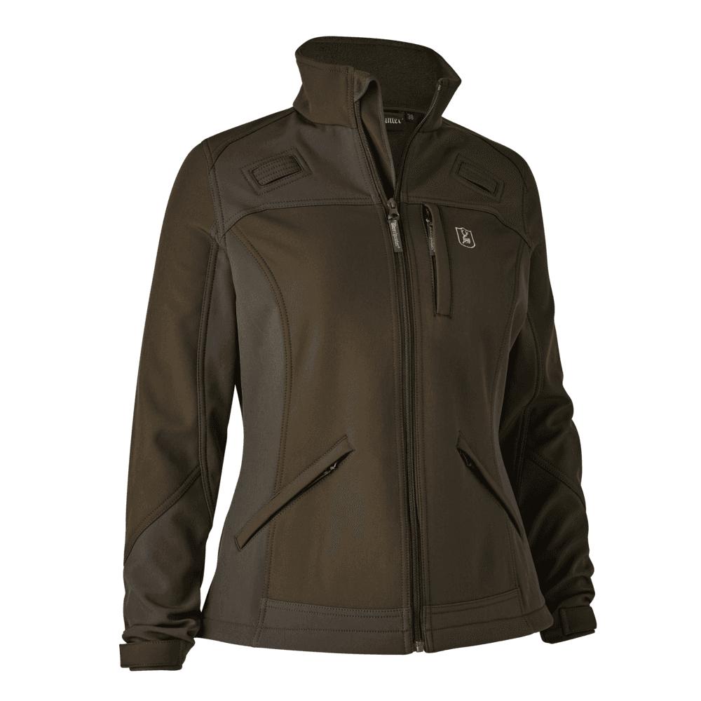 Deerhunter Lady Roja Softshelljacka dam - 48 - Fallen leaf