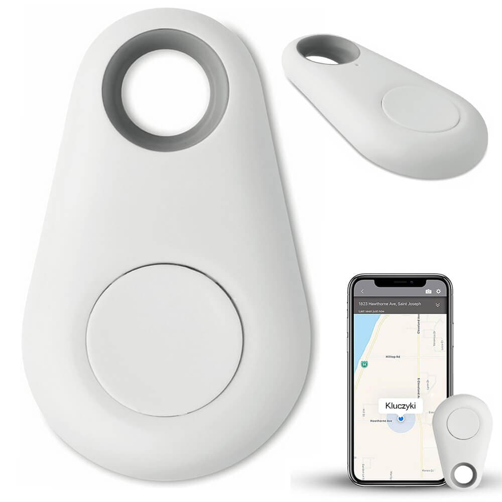 Bluetooth Nyckelhittare | Nyckel- och Telefonsökare med Signalsändare Vit