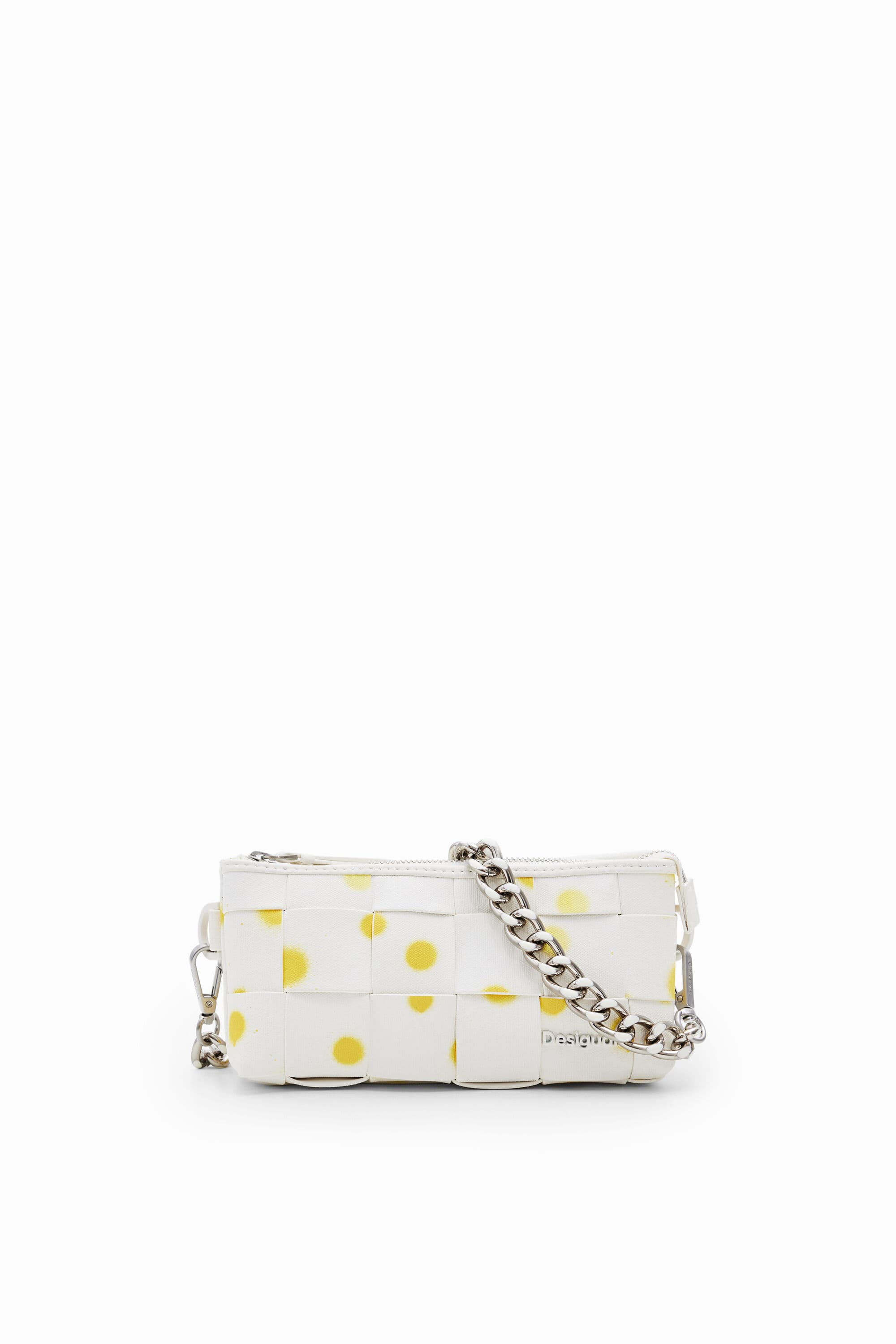 Desigual, XS droplets crossbody bag, Polyurethane, Yellow, U