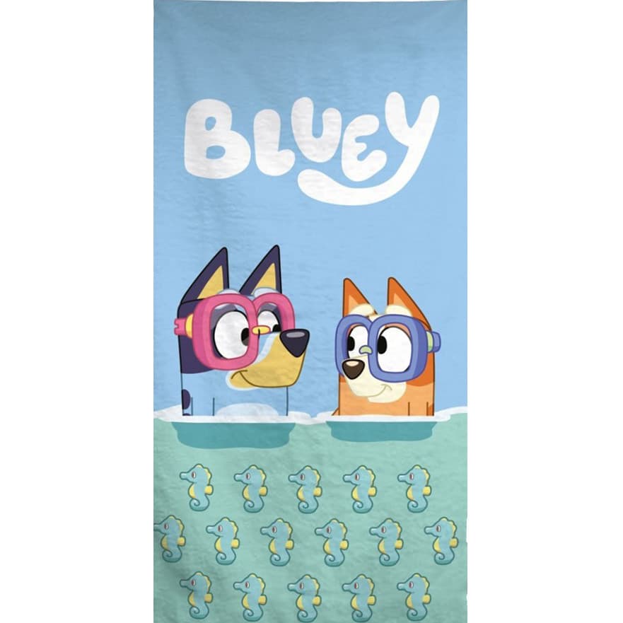 Bluey Diving badhandduk, strandhandduk 70x140 cm (Fast Dry)