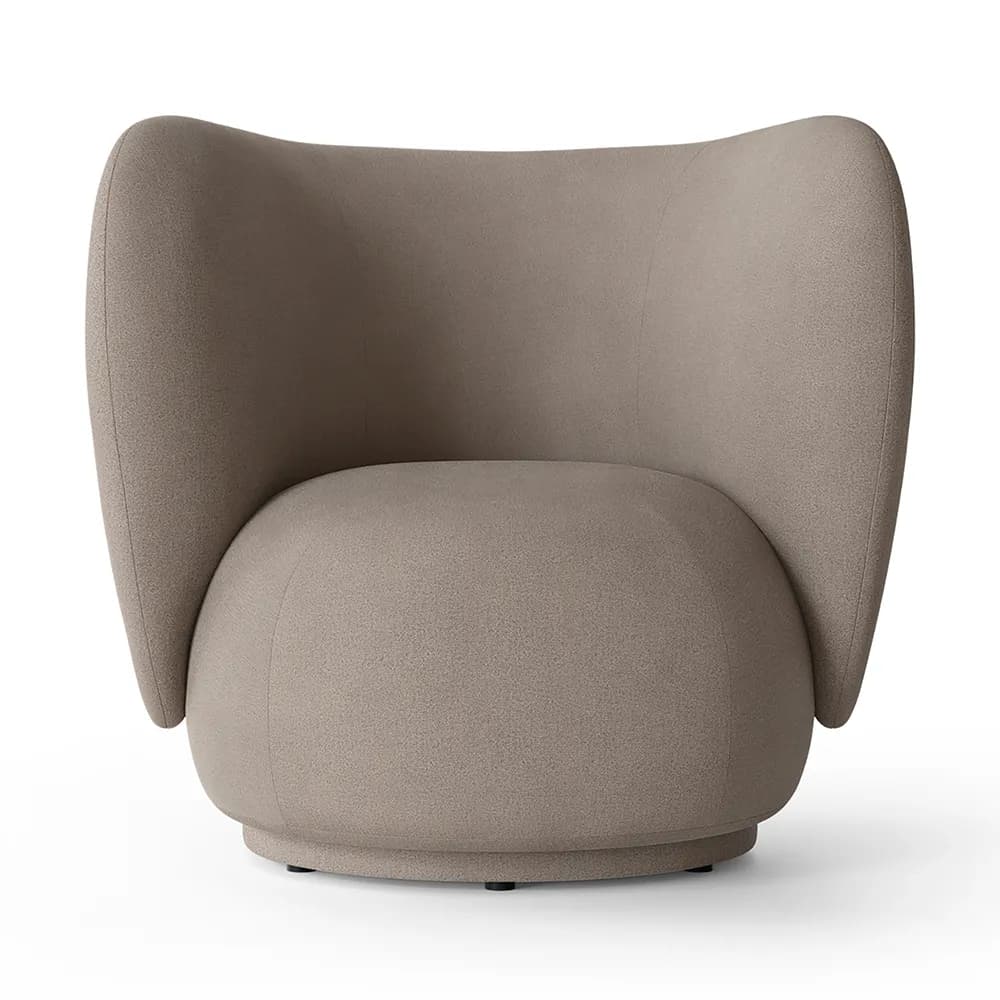 Ferm Living, Rico Lounge Fåtölj Brushed - Warm Grey
